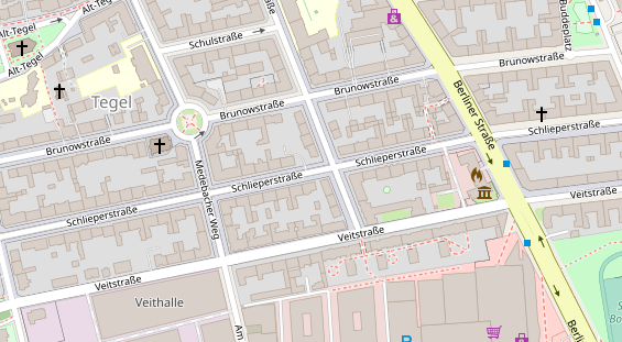 Personalagentur auf Satellitenbild