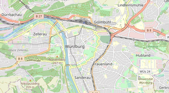 Eventlocations auf Karte