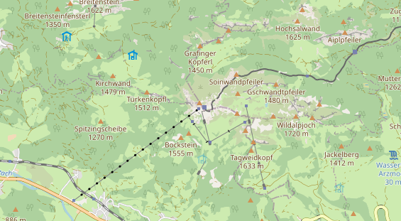 Eventlocations auf Karte