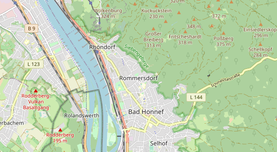 Eventlocations auf Karte