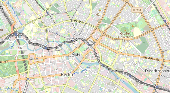 Eventlocations auf Karte