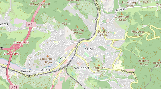 Eventlocations auf Karte