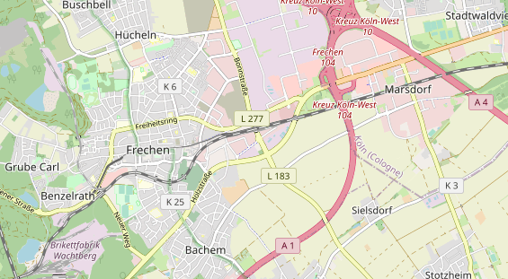 Eventlocations auf Karte