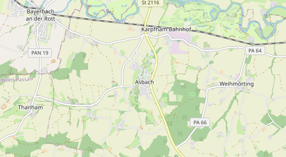 Eventlocations auf Karte