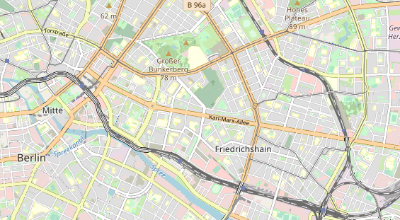 Eventlocations auf Karte