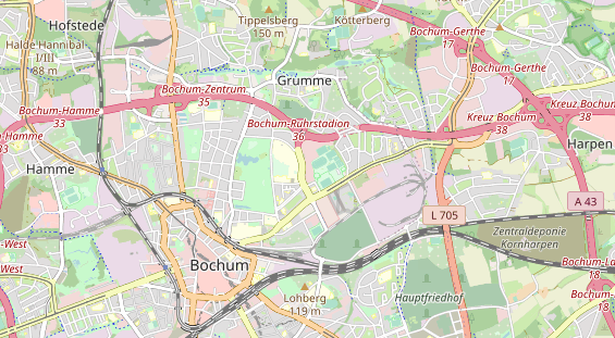 Eventlocations auf Karte