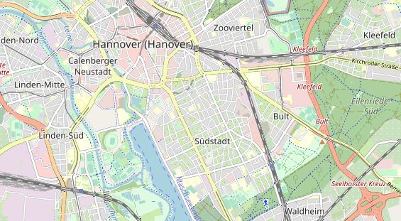 Eventlocations auf Karte