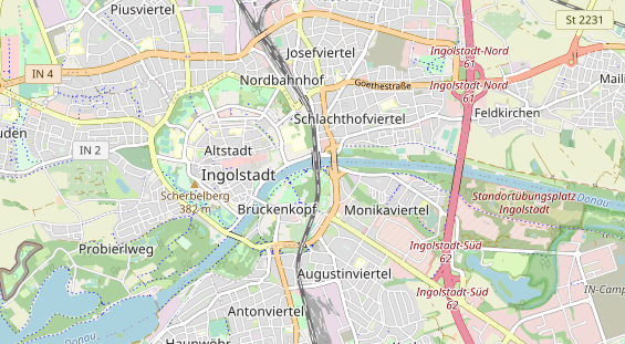 Eventlocations auf Karte