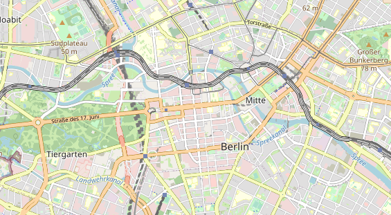 Mobiliar auf Karte