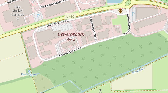 Mobiliar auf Satellitenbild