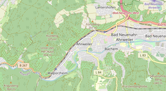 Eventlocations auf Karte