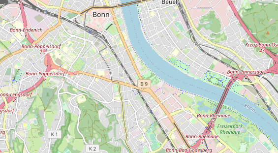 Eventlocations auf Karte