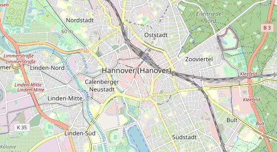 Eventlocations auf Karte