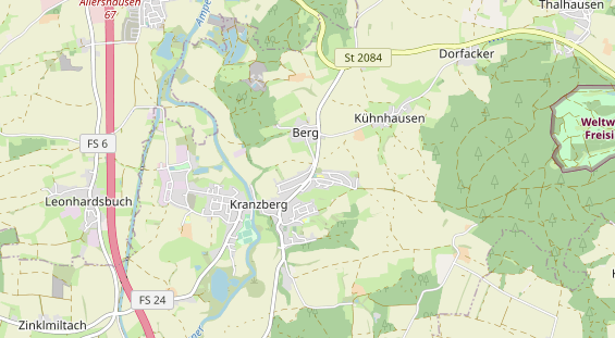 Eventlocations auf Karte