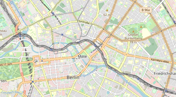 Eventlocations auf Karte