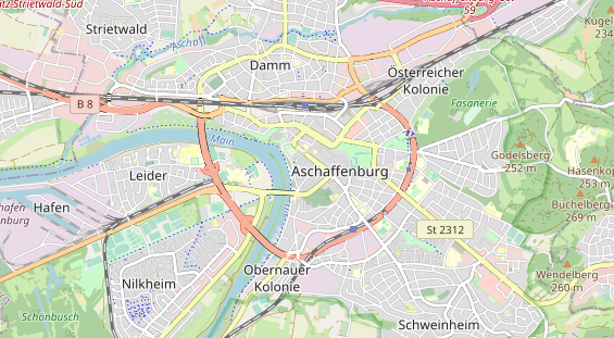 Eventlocations auf Karte