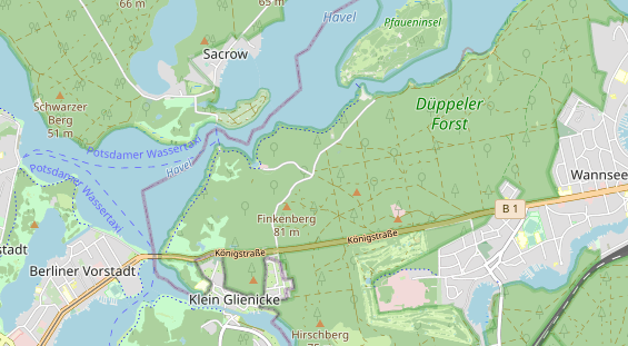 Eventlocations auf Karte