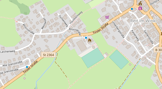 Eventlocations auf Satellitenbild