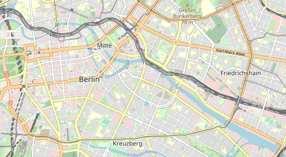 Eventlocations auf Karte