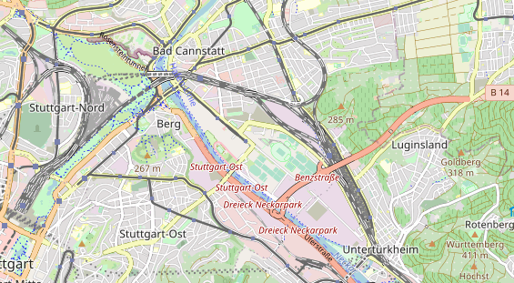 Eventlocations auf Karte