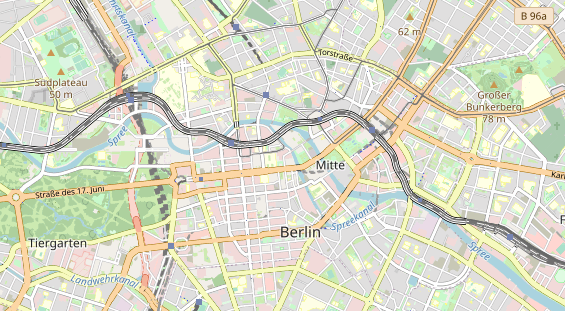 Eventlocations auf Karte