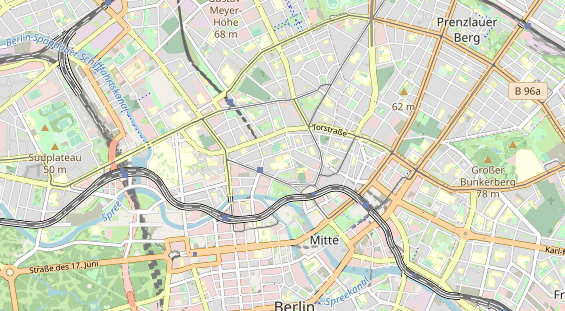 Eventlocations auf Karte