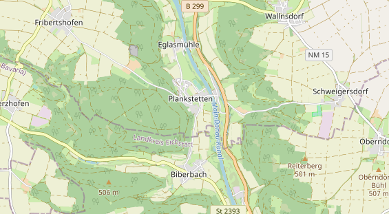 Eventlocations auf Karte