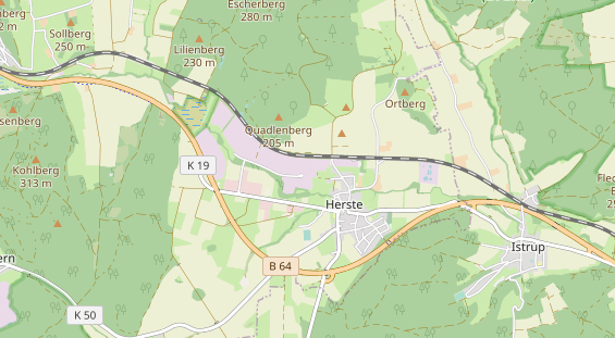 Eventlocations auf Karte