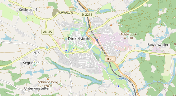 Eventlocations auf Karte