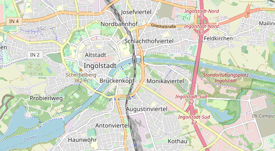 Eventlocations auf Karte