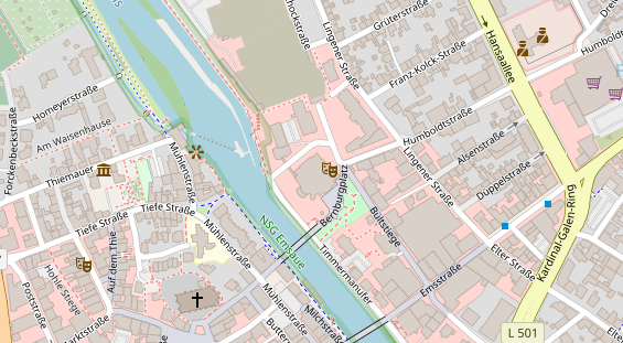 Eventlocations auf Satellitenbild