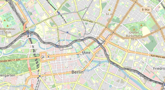 Eventlocations auf Karte