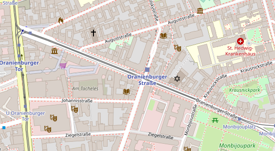Eventlocations auf Satellitenbild