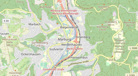 Eventlocations auf Karte