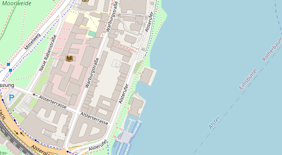 Eventlocations auf Satellitenbild