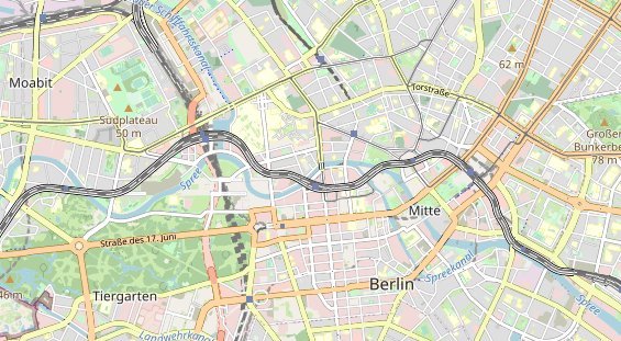 Eventlocations auf Karte