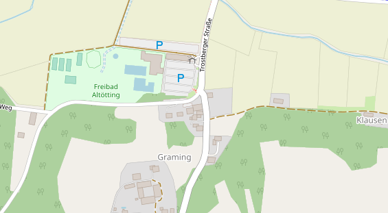 Eventlocations auf Satellitenbild