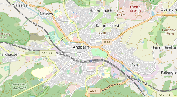 Eventlocations auf Karte