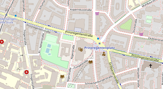 Eventlocations auf Satellitenbild