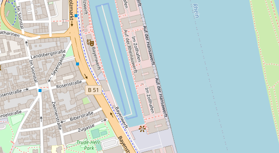 Eventlocations auf Satellitenbild