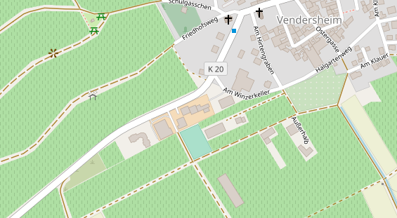 Eventlocations auf Satellitenbild