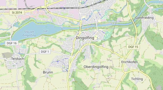Eventlocations auf Karte