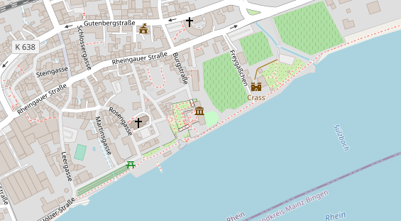 Eventlocations auf Satellitenbild