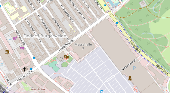 Eventlocations auf Satellitenbild