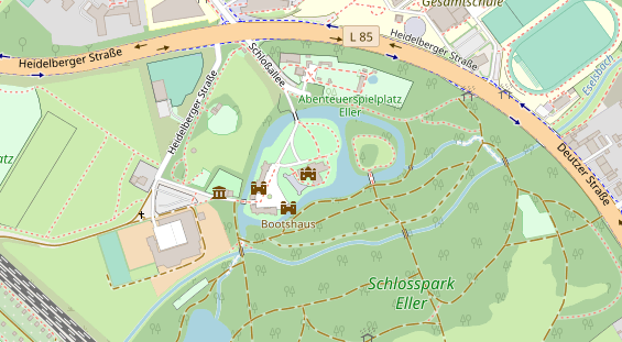 Eventlocations auf Satellitenbild
