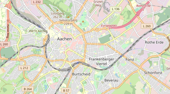 Eventlocations auf Karte