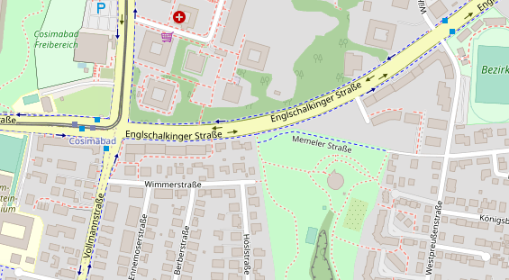 Eventlocations auf Satellitenbild