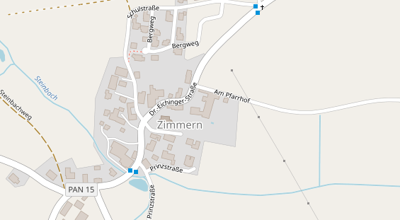 Eventlocations auf Satellitenbild