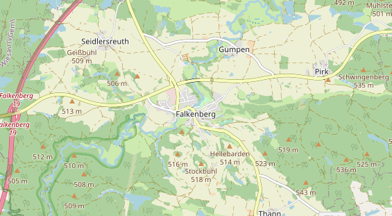 Eventlocations auf Karte