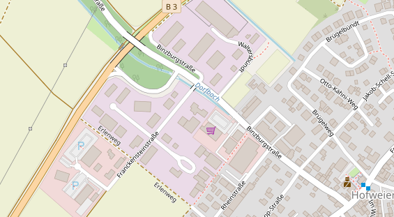 Eventlocations auf Satellitenbild